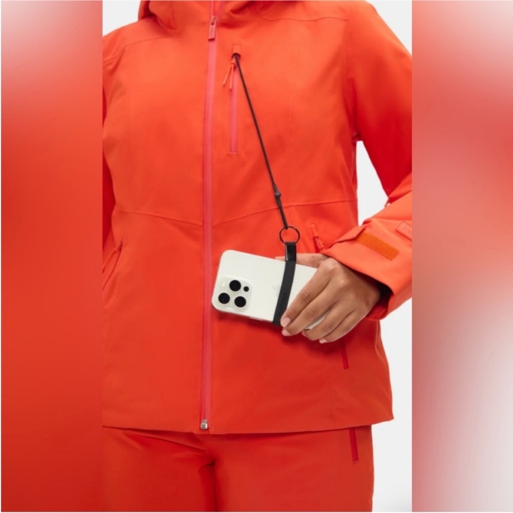 Halfdays Full Set New w tags Orange Hooded Lawrence Jacket & Alessandra Pants - Picture 4 of 15